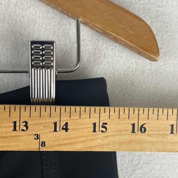 THE ESSENTIAL SLIM BY ANTHROPOLOGIE SIZE 8 BLACK PANTS TROUSER - Picture 5 of 11